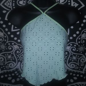 Size L Mint green Halter top